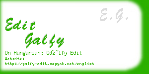 edit galfy business card